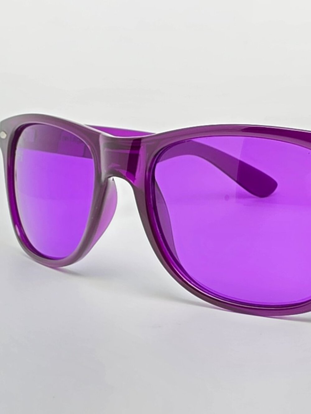 Rainbow OPTX The Translucent Wisdom Violet Frame Purple Mood Boosting Sunglasses